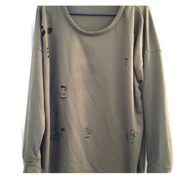 Charlotte Russe Tops - Destroyed sweater Charlotte Russe Tops - Destroyed sweater